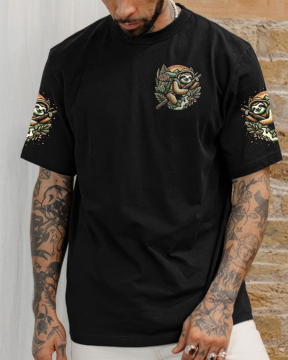 SLOTH HIKING TEAM ALL OVER PRINT - TLTR1809251