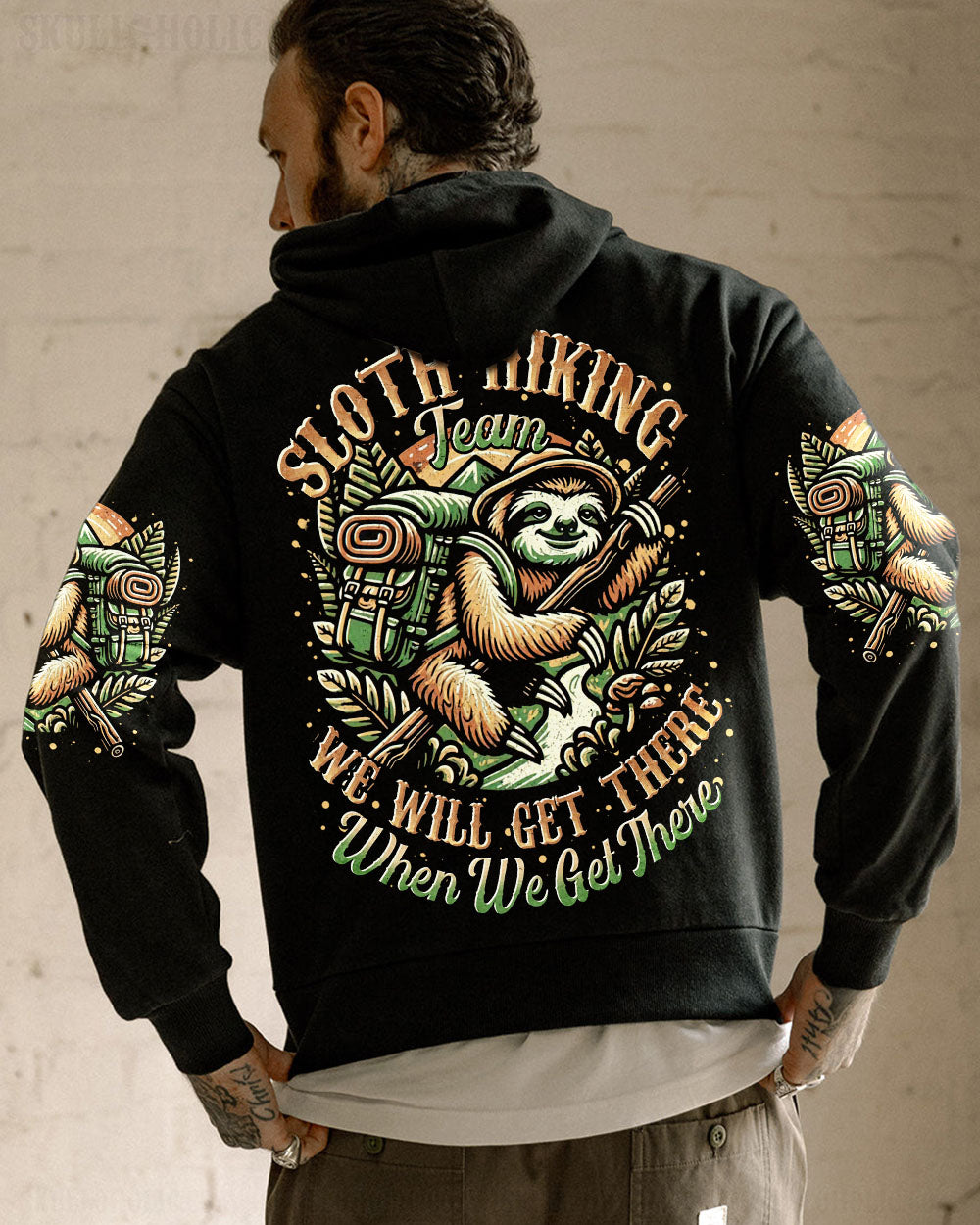 SLOTH HIKING TEAM ALL OVER PRINT - TLTR1809251