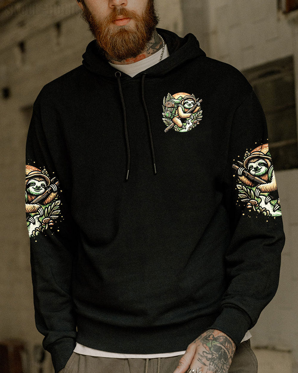 SLOTH HIKING TEAM ALL OVER PRINT - TLTR1809251