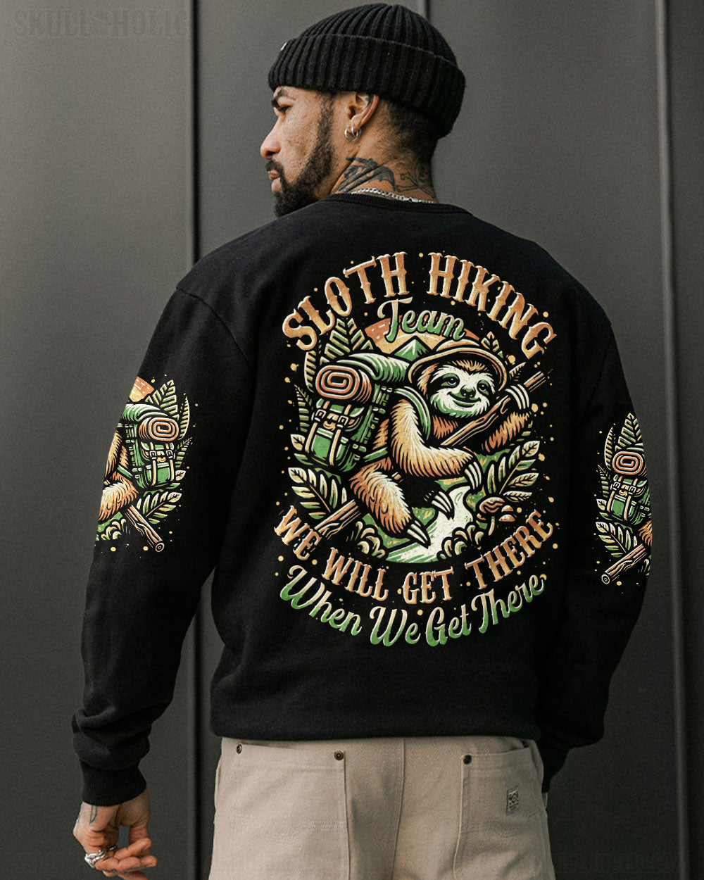 SLOTH HIKING TEAM ALL OVER PRINT - TLTR1809251