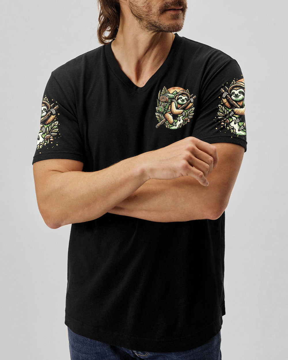 SLOTH HIKING TEAM ALL OVER PRINT - TLTR1809251