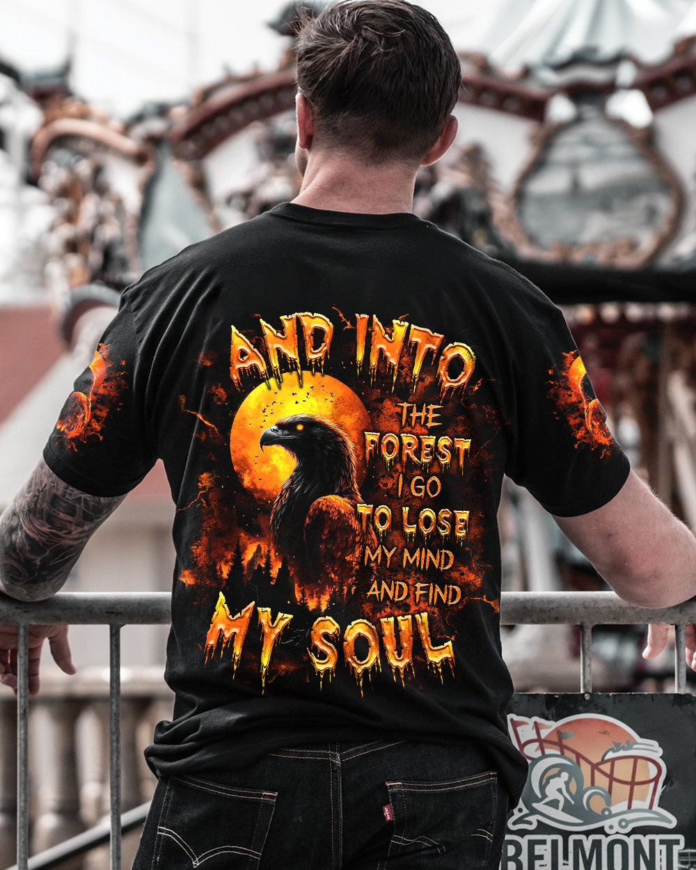AND INTO THE FOREST I GO EAGLE ALL OVER PRINT  - TLTR1903252