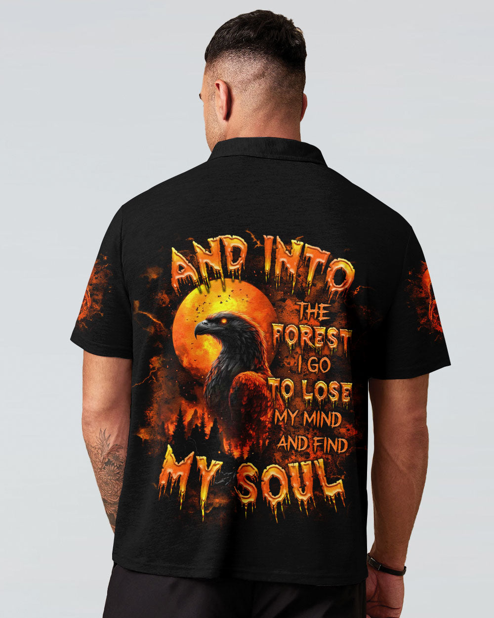 AND INTO THE FOREST I GO EAGLE ALL OVER PRINT  - TLTR1903252