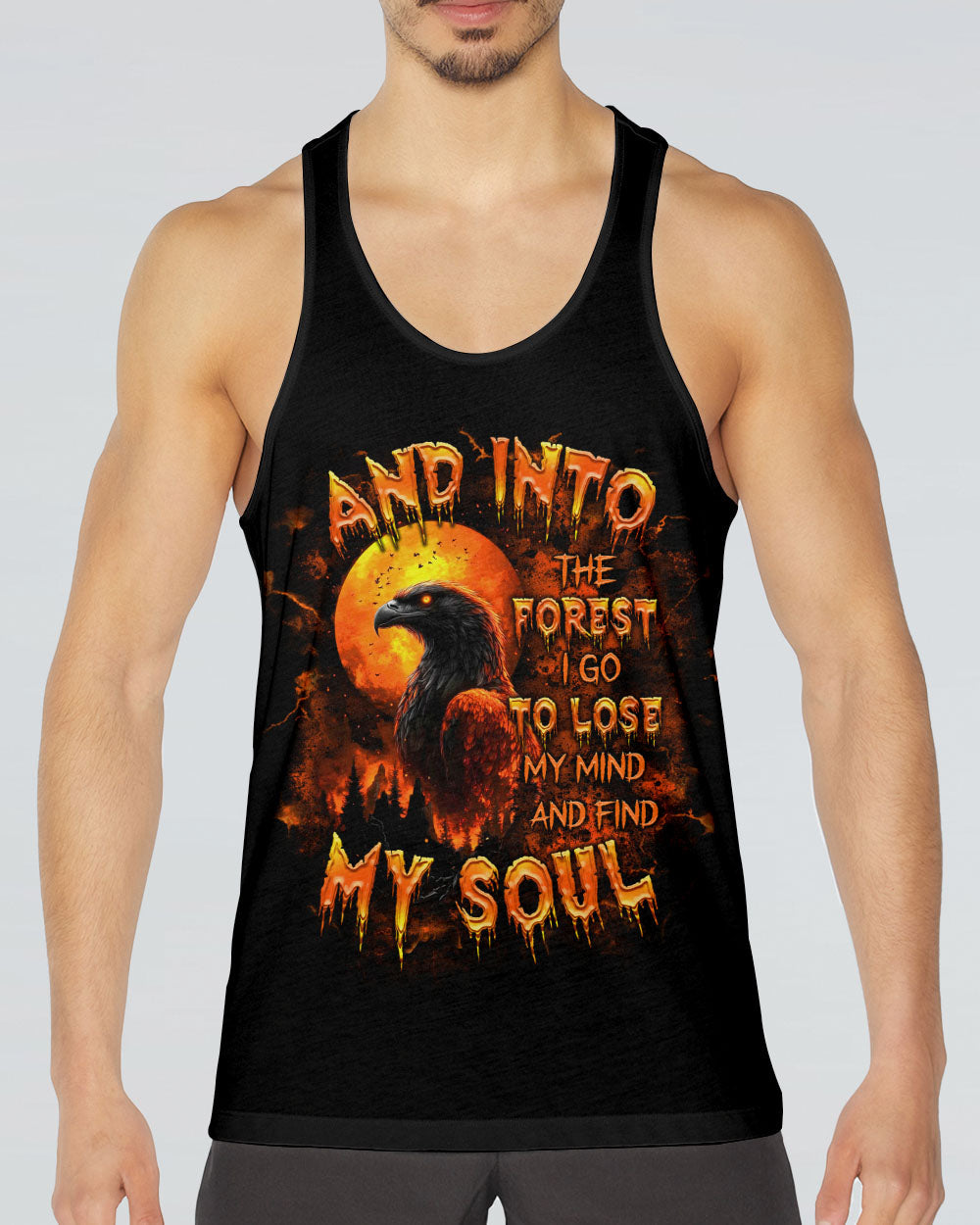 AND INTO THE FOREST I GO EAGLE ALL OVER PRINT  - TLTR1903252