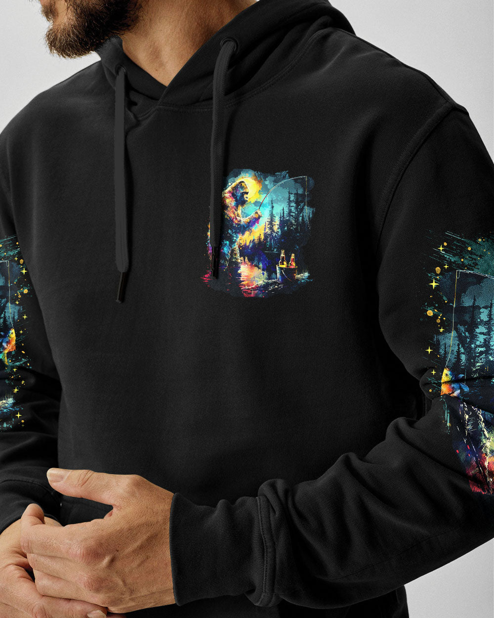 NOT ALL WHO WANDER ARE LOST BIGFOOT ALL OVER PRINT - TLTR2002252