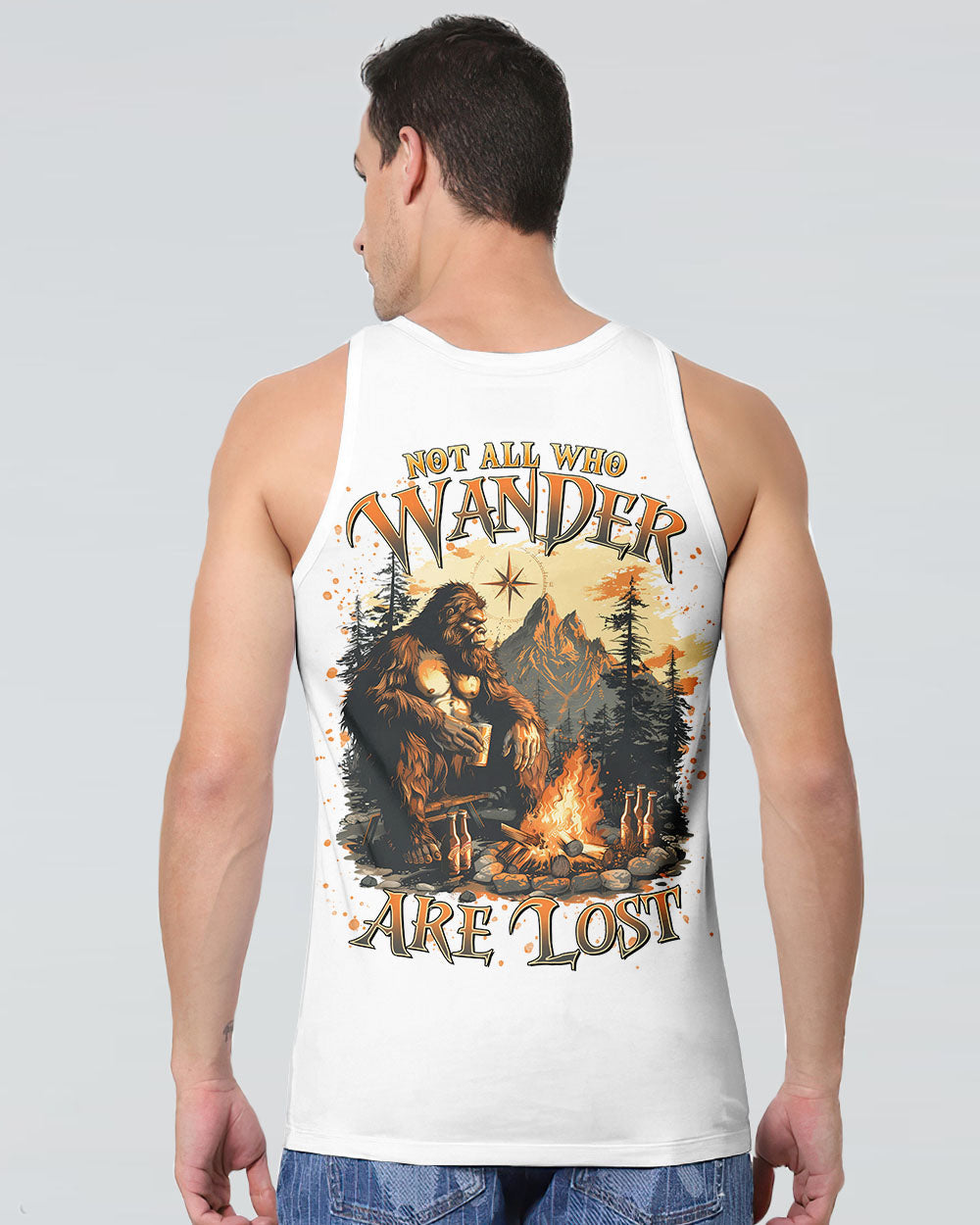 NOT ALL WHO WANDER ARE LOST BIGFOOT ALL OVER PRINT - TLTR2011243