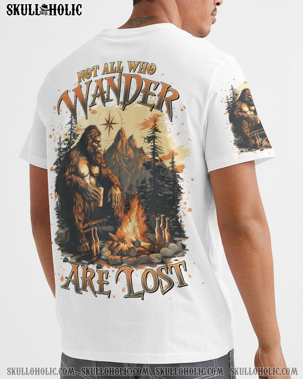 NOT ALL WHO WANDER ARE LOST BIGFOOT ALL OVER PRINT - TLTR2011243