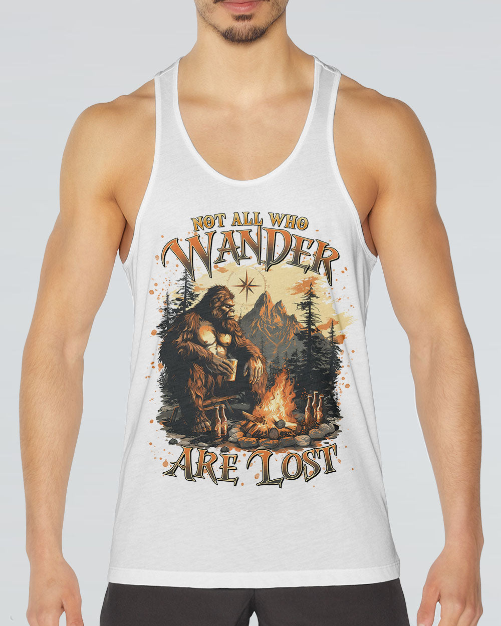 NOT ALL WHO WANDER ARE LOST BIGFOOT ALL OVER PRINT - TLTR2011243