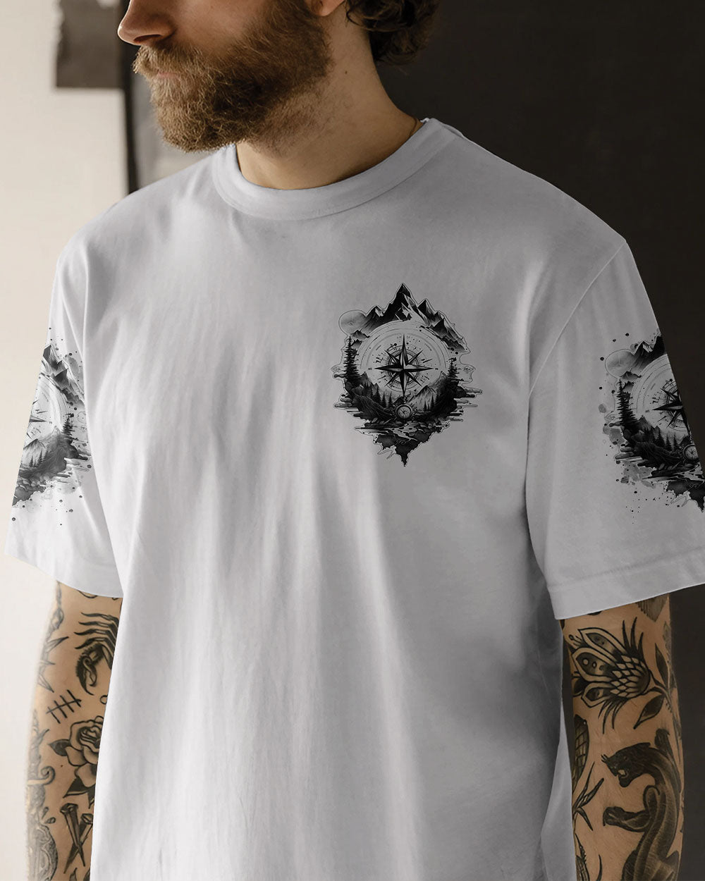 NOT ALL WHO WANDER ARE LOST COMPASS ALL OVER PRINT - TLTR2103252