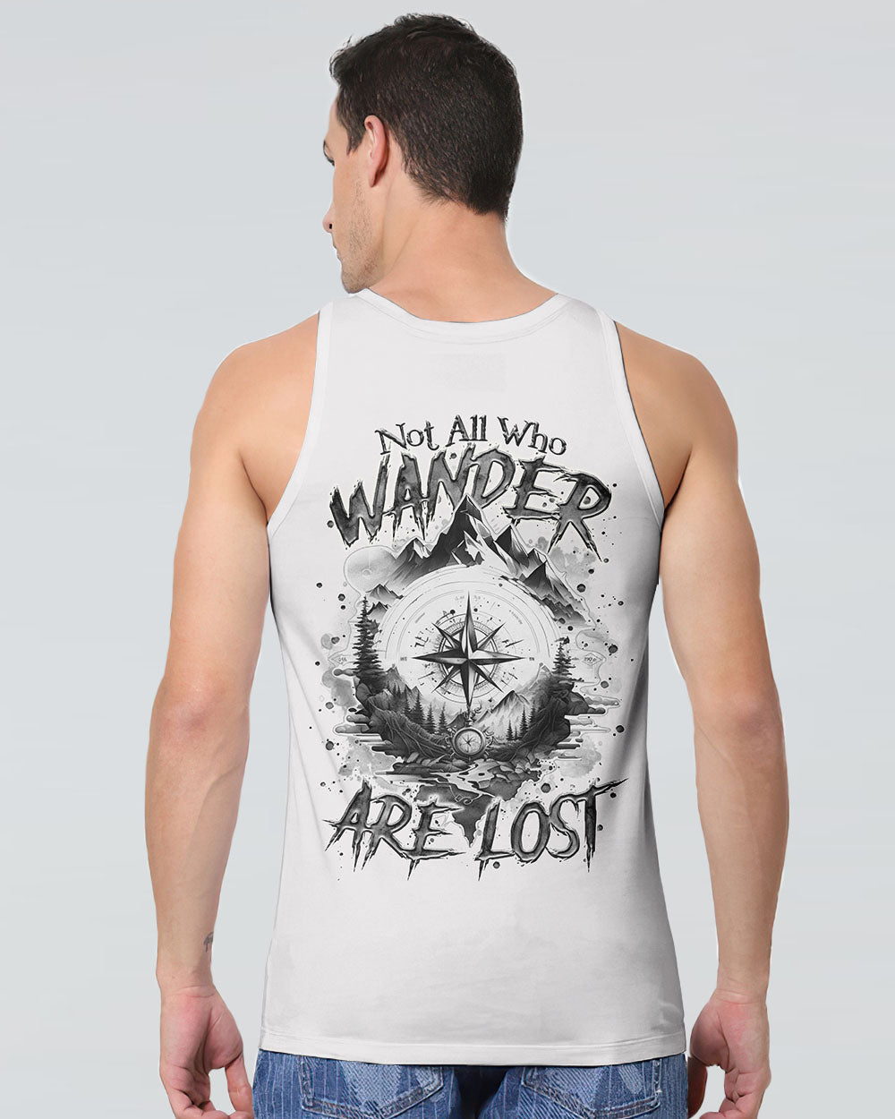 NOT ALL WHO WANDER ARE LOST COMPASS ALL OVER PRINT - TLTR2103252