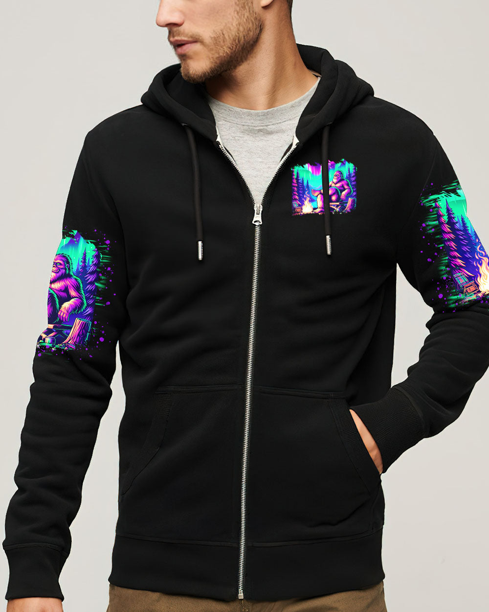  MAKING MEMORIES ONE CAMPFIRE AT A TIME BIGFOOT ALL OVER PRINT - TLTR2111244