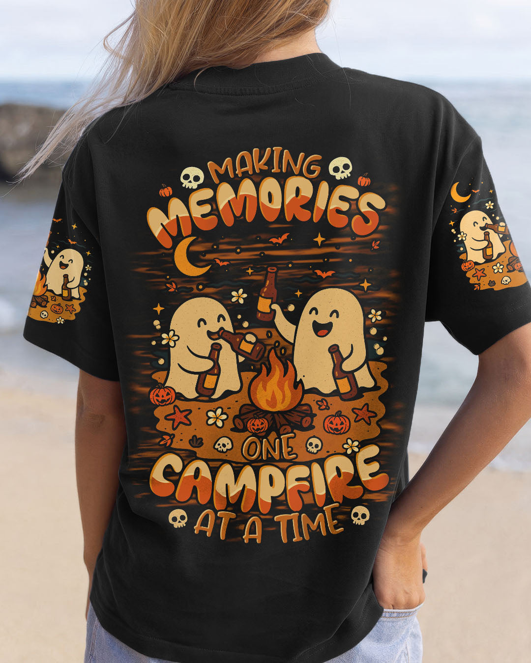 MAKING MEMORIES ONE CAMPFIRE AT A TIME BOO HALLOWEEN ALL OVER PRINT - TLTR2207254