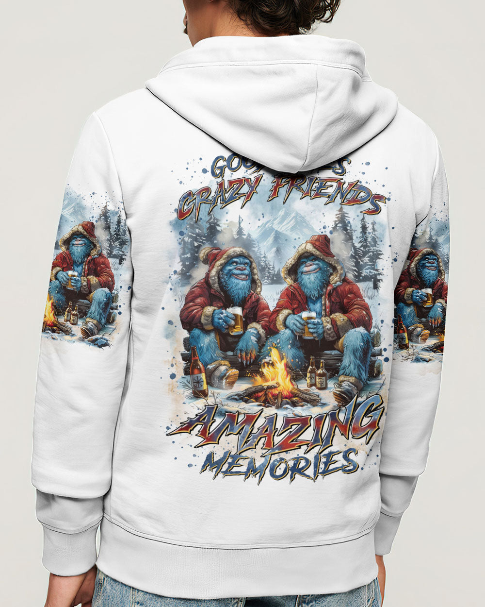 GOOD TIMES CRAZY FRIEND BIGFOOT ALL OVER PRINT -  TLTR2210242