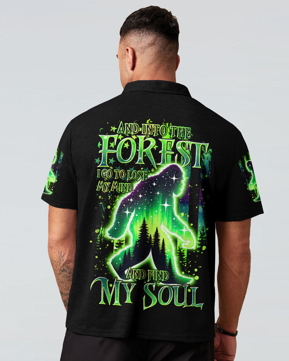 AND INTO THE FOREST I GO BIGFOOT ALL OVER PRINT - TLTR2211242