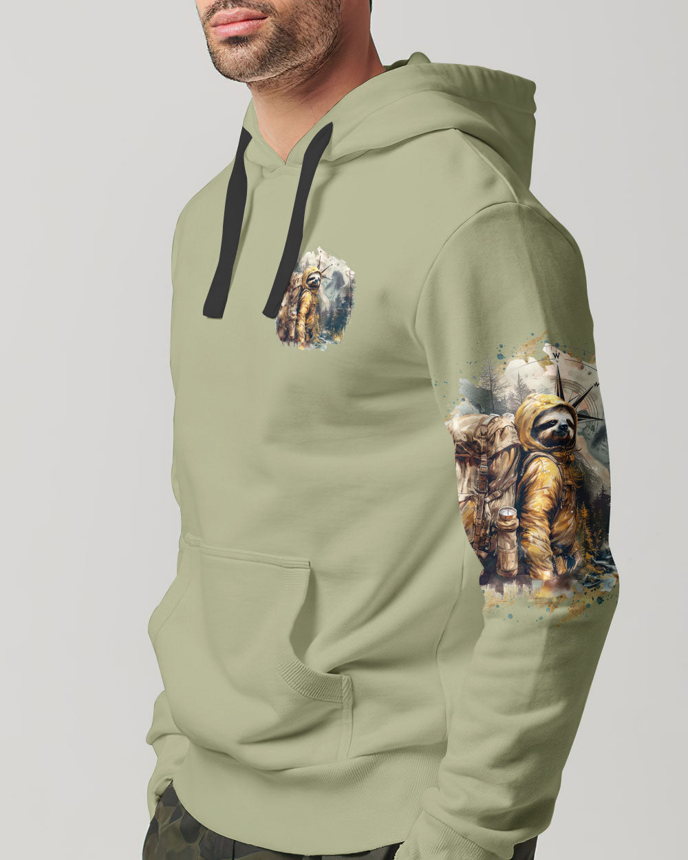 THE CLOSER I GET TO NATURE SLOTH ALL OVER PRINT - TLTR2307245