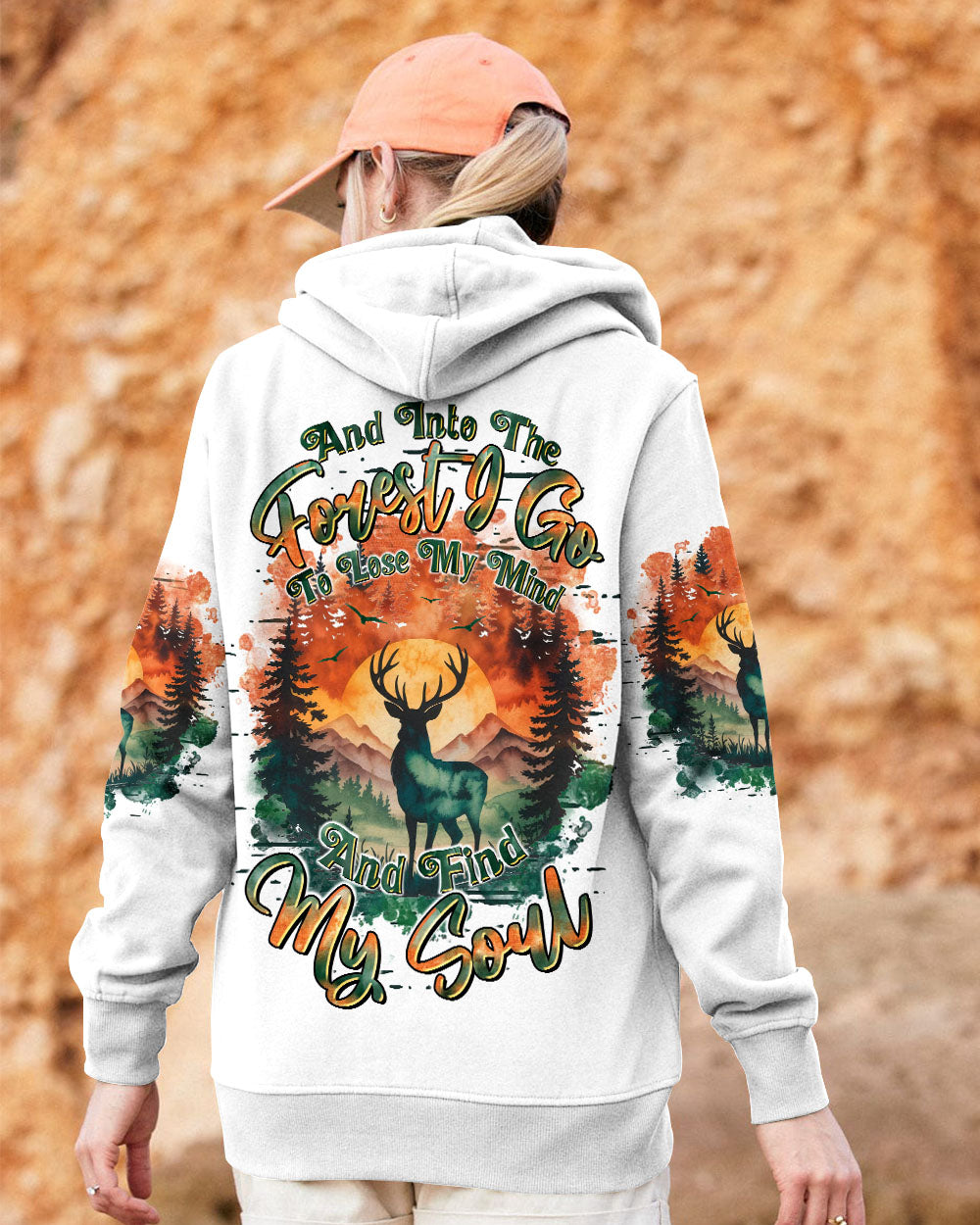 AND INTO THE FOREST I GO DEER ALL OVER PRINT - TLTR2309254