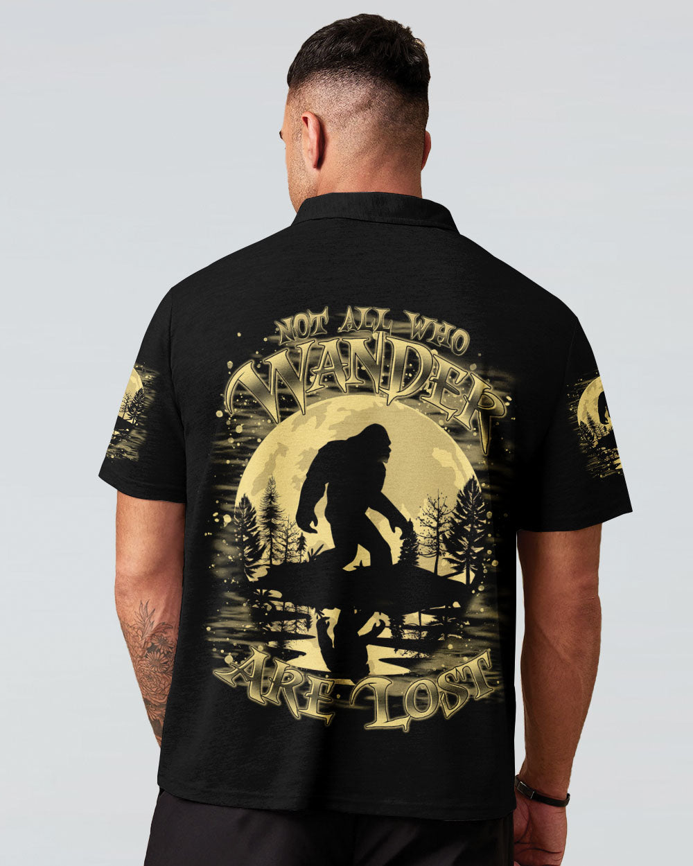 NOT ALL WHO WANDER ARE LOST BIGFOOT MOON ALL OVER PRINT - TLTR2611243