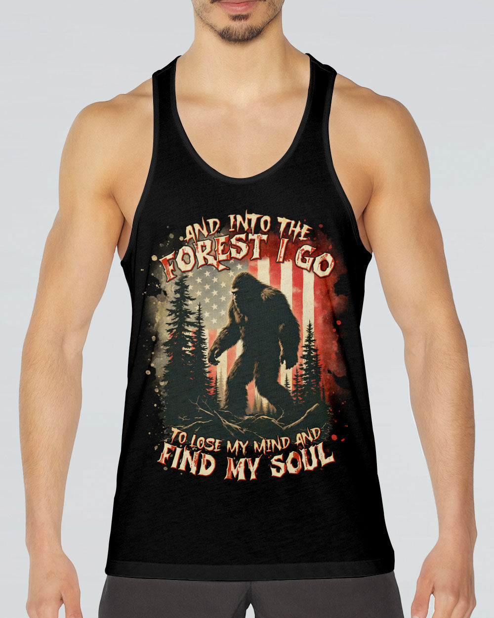 AND INTO THE FOREST I GO BIGFOOT ALL OVER PRINT - TLTR2702253