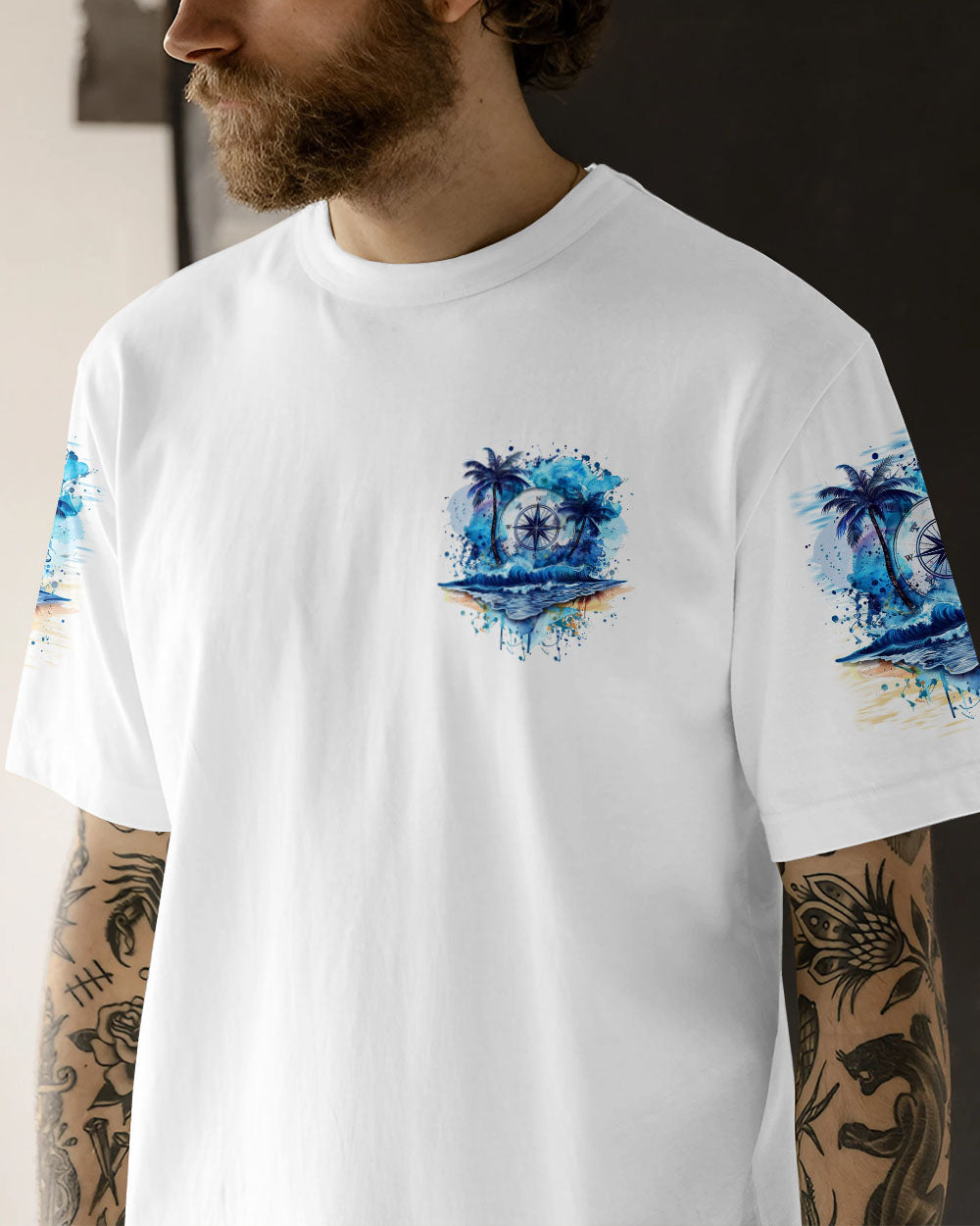 NOT ALL WHO WANDER ARE LOST COMPASS ALL OVER PRINT - TLTR2806242