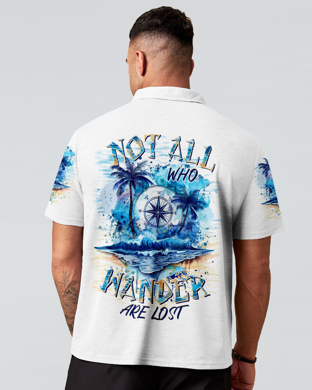 NOT ALL WHO WANDER ARE LOST COMPASS ALL OVER PRINT - TLTR2806242