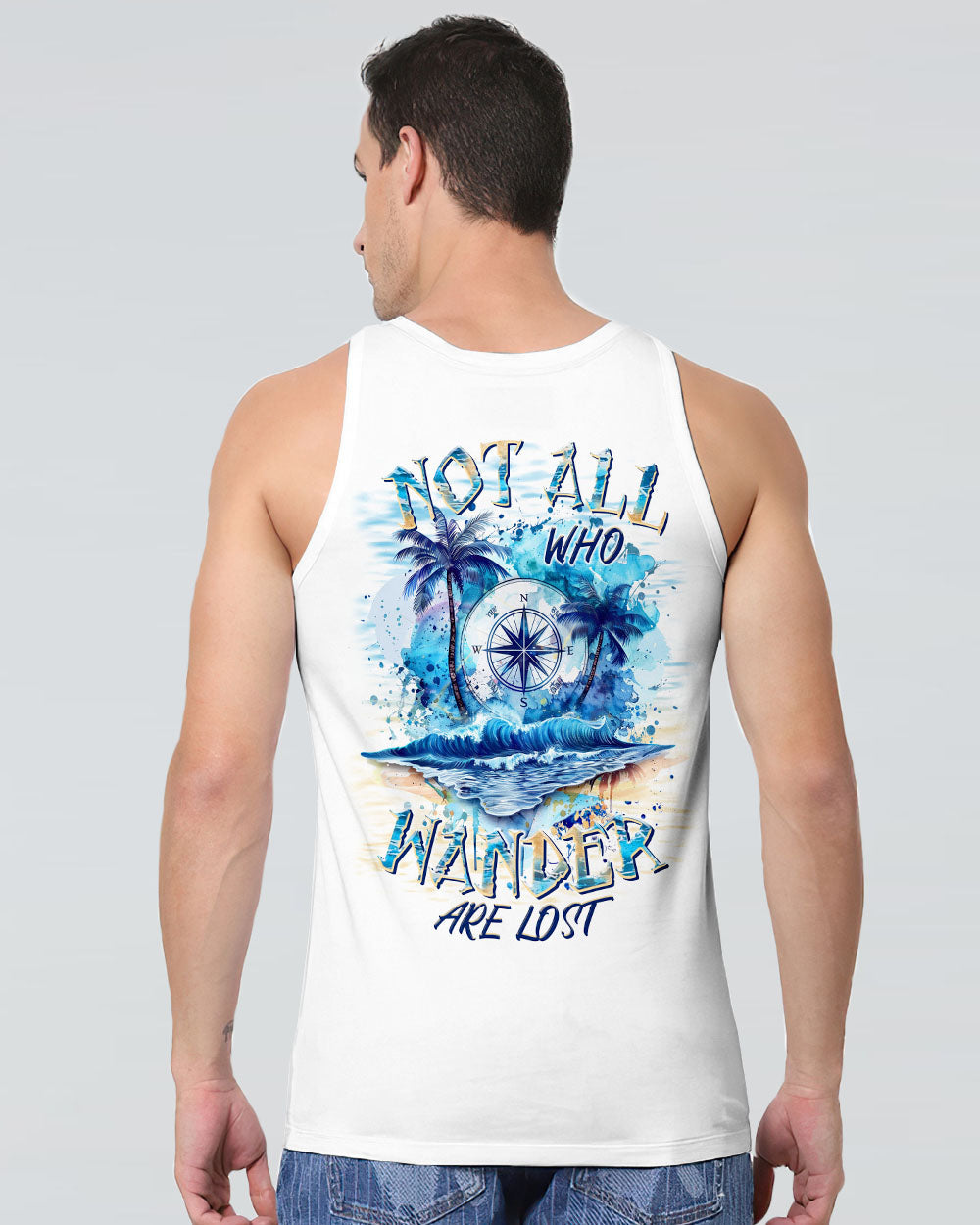 NOT ALL WHO WANDER ARE LOST COMPASS ALL OVER PRINT - TLTR2806242