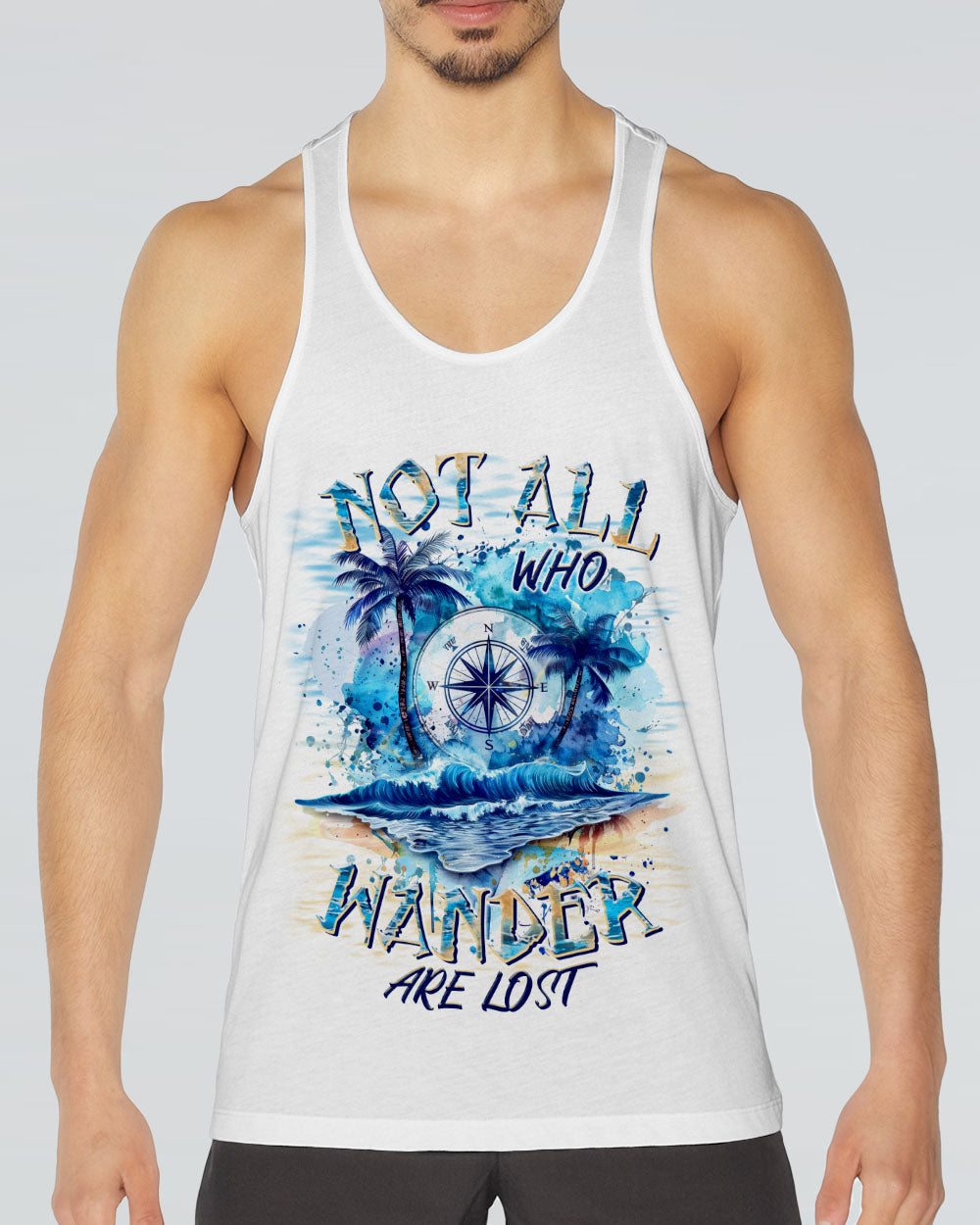 NOT ALL WHO WANDER ARE LOST COMPASS ALL OVER PRINT - TLTR2806242