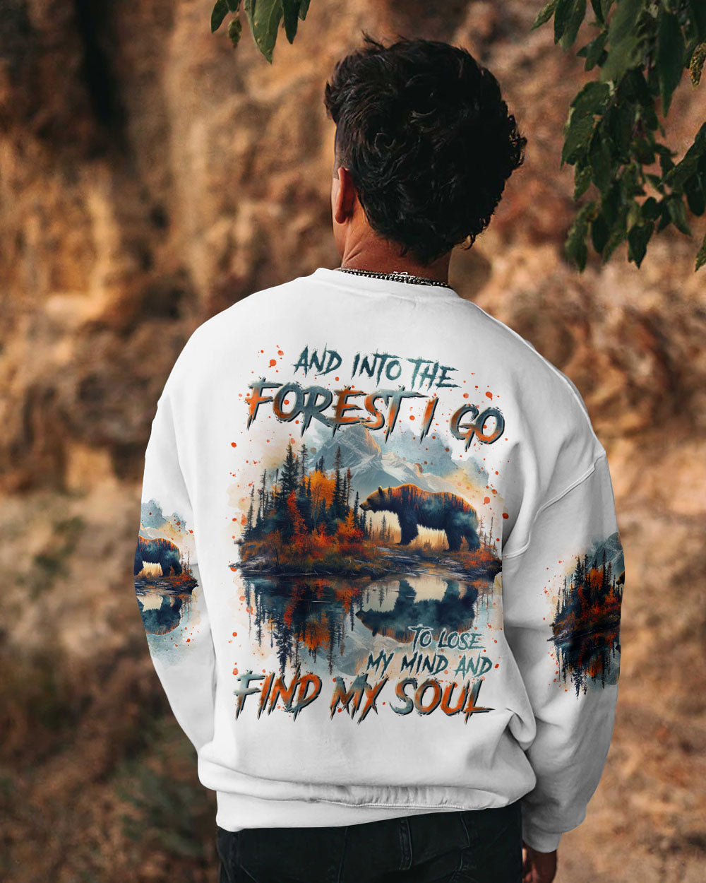 AND INTO THE FOREST I GO BEAR ALL OVER PRINT - TLTR2811242