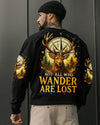 NOT ALL WHO WANDER ARE LOST DEER COMPASS ALL OVER PRINT - TLTR2908251