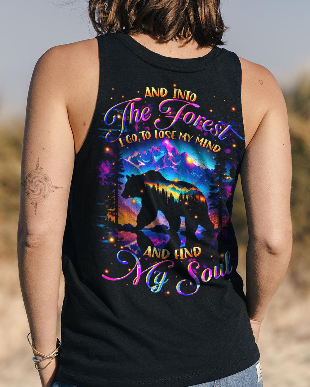 AND INTO THE FOREST I GO BEAR ALL OVER PRINT - TLTR3010245