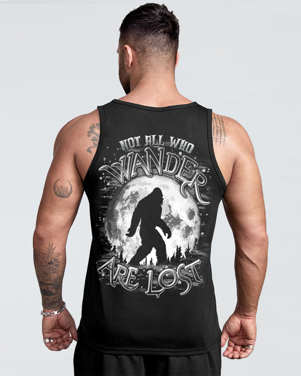 NOT ALL WHO WANDER ARE LOST BIGFOOT MOON ALL OVER PRINT - TLTR3010246
