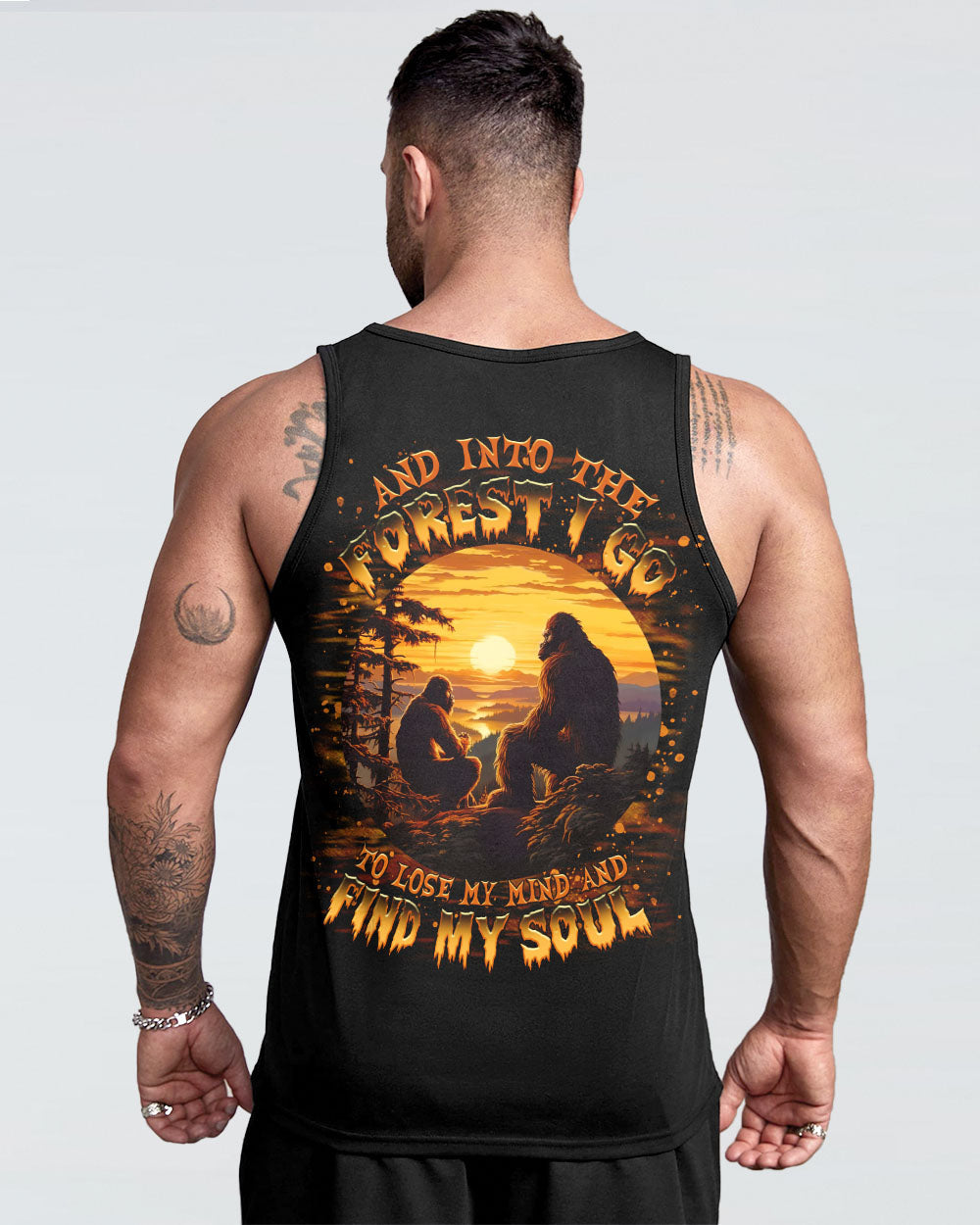 AND INTO THE FOREST I GO BIGFOOT ALL OVER PRINT - TLTR3011242
