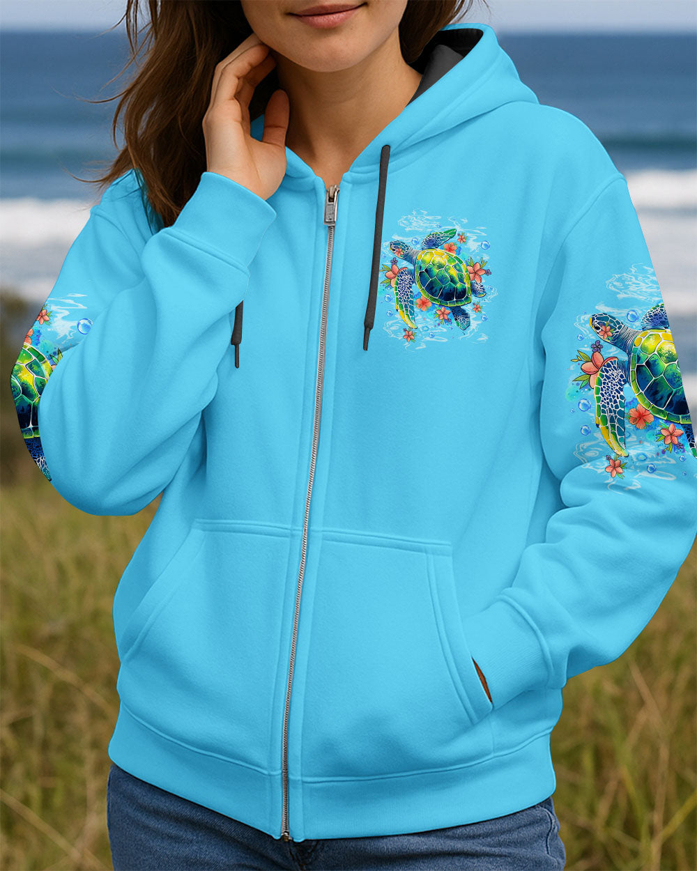 STAY WILD OCEAN CHILD TURTLE ALL OVER PRINT - TLTW0110253