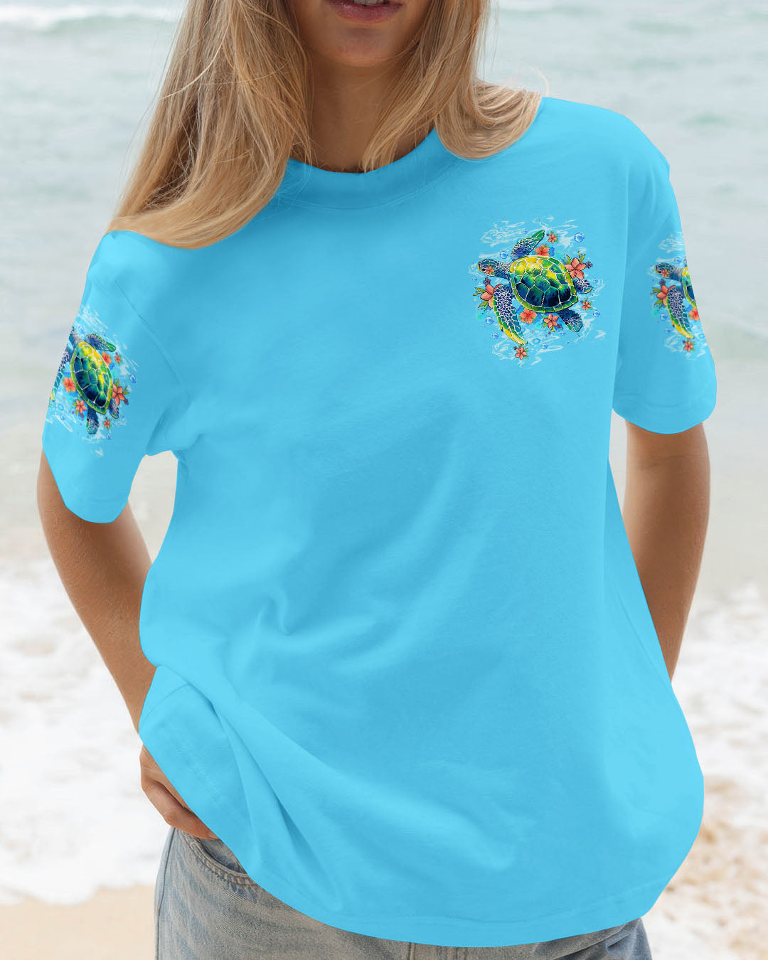 STAY WILD OCEAN CHILD TURTLE ALL OVER PRINT - TLTW0110253