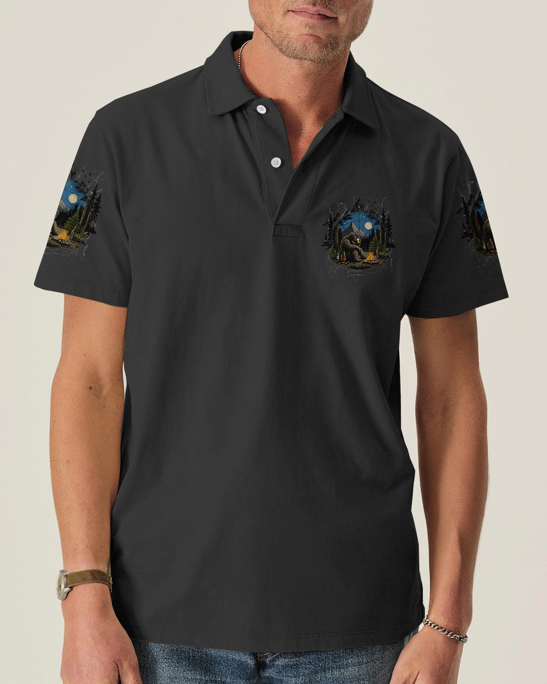 NOT ALL WHO WANDER ARE LOST BIGFOOT COMPASS ALL OVER PRINT - TLTW0112252