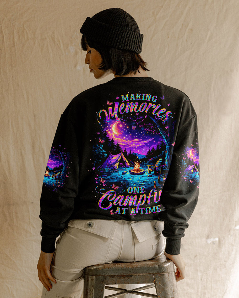 MAKING MEMORIES ONE CAMPFIRE AT A TIME ALL OVER PRINT - TLTW0310244