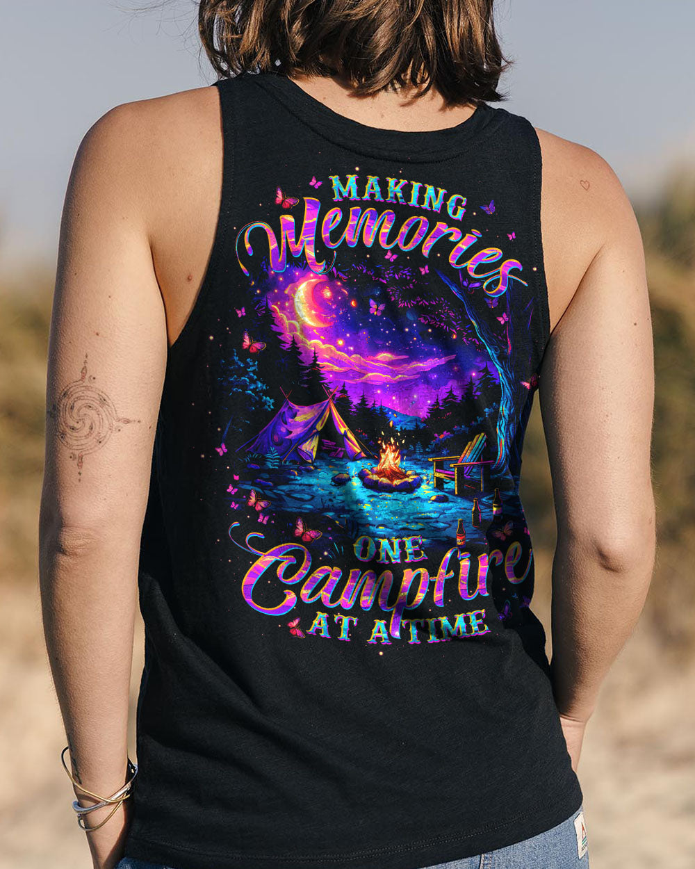 MAKING MEMORIES ONE CAMPFIRE AT A TIME ALL OVER PRINT - TLTW0310244