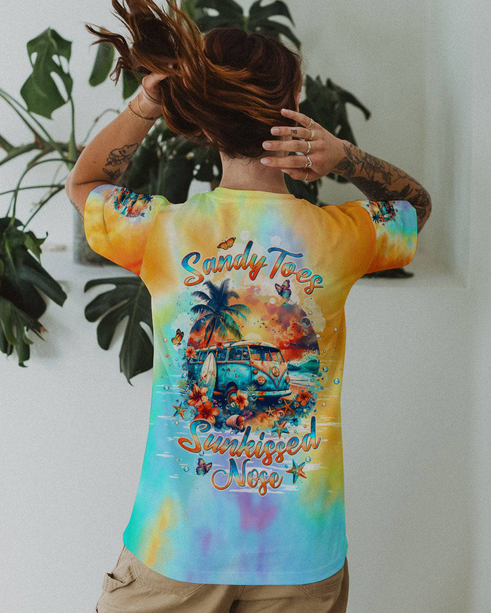 SANDY TOES SUNKISSED NOSE CAMPING BUS ALL OVER PRINT - TLTW0405246