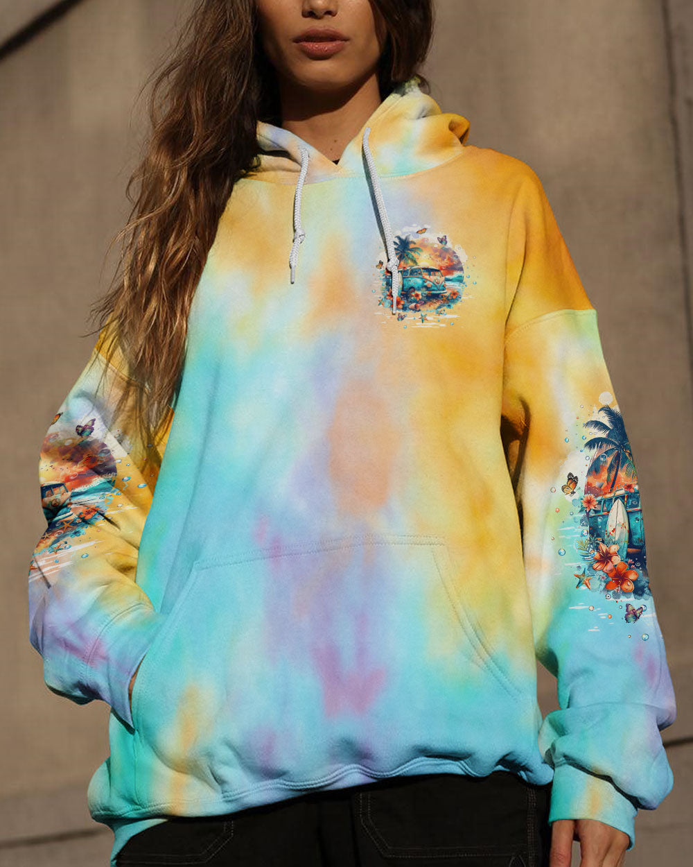 SANDY TOES SUNKISSED NOSE CAMPING BUS ALL OVER PRINT - TLTW0405246