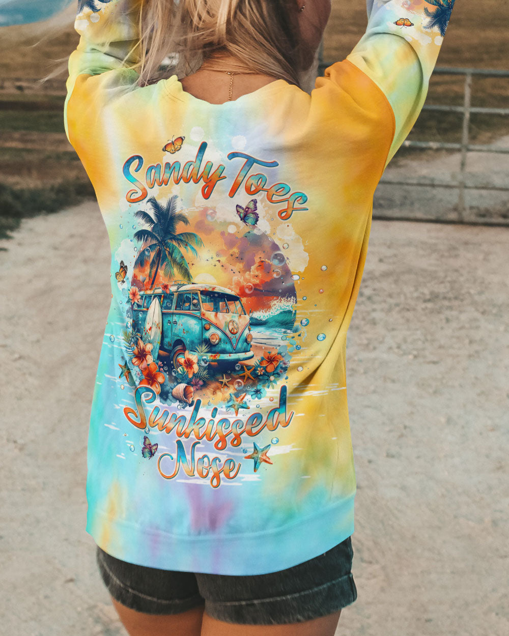SANDY TOES SUNKISSED NOSE CAMPING BUS ALL OVER PRINT - TLTW0405246