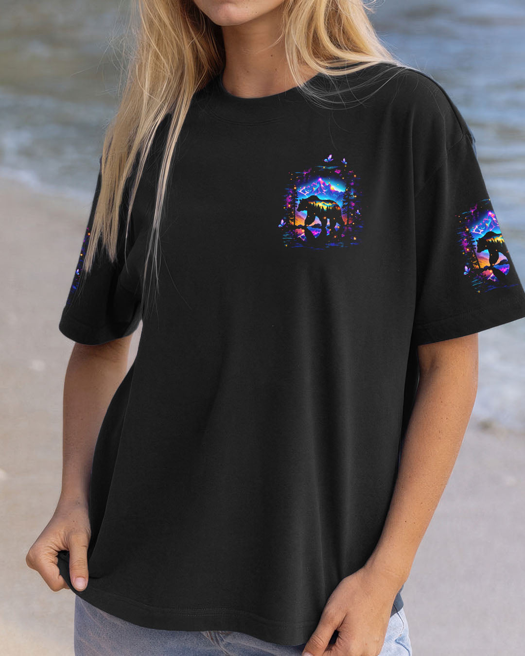 HELLO DARKNESS MY OLD FRIEND BEAR ALL OVER PRINT - TLTW0411253