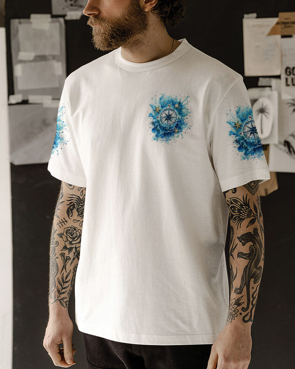 SALTWATER HEALS EVERYTHING COMPASS ALL OVER PRINT - TLTW0509244