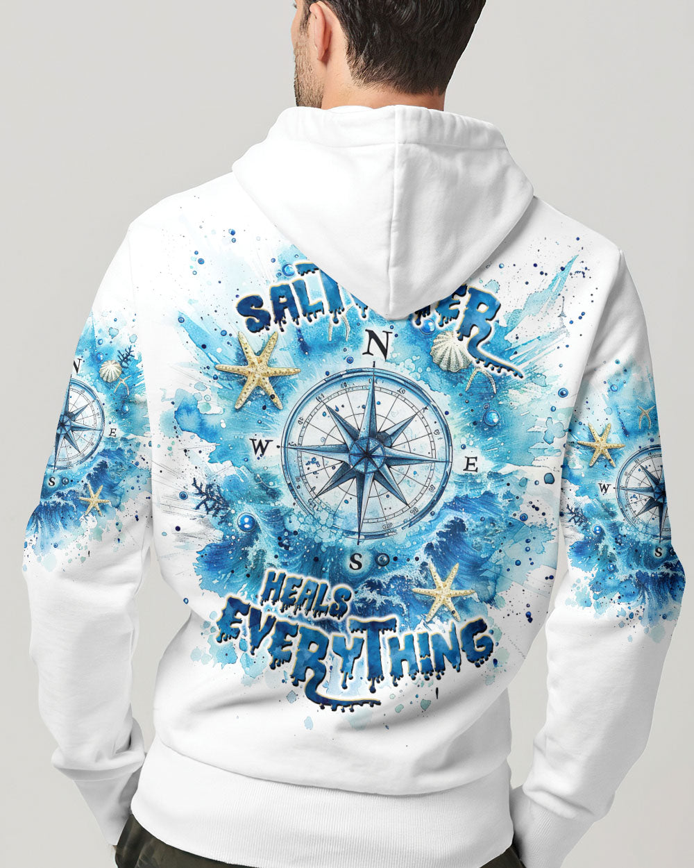 SALTWATER HEALS EVERYTHING COMPASS ALL OVER PRINT - TLTW0509244