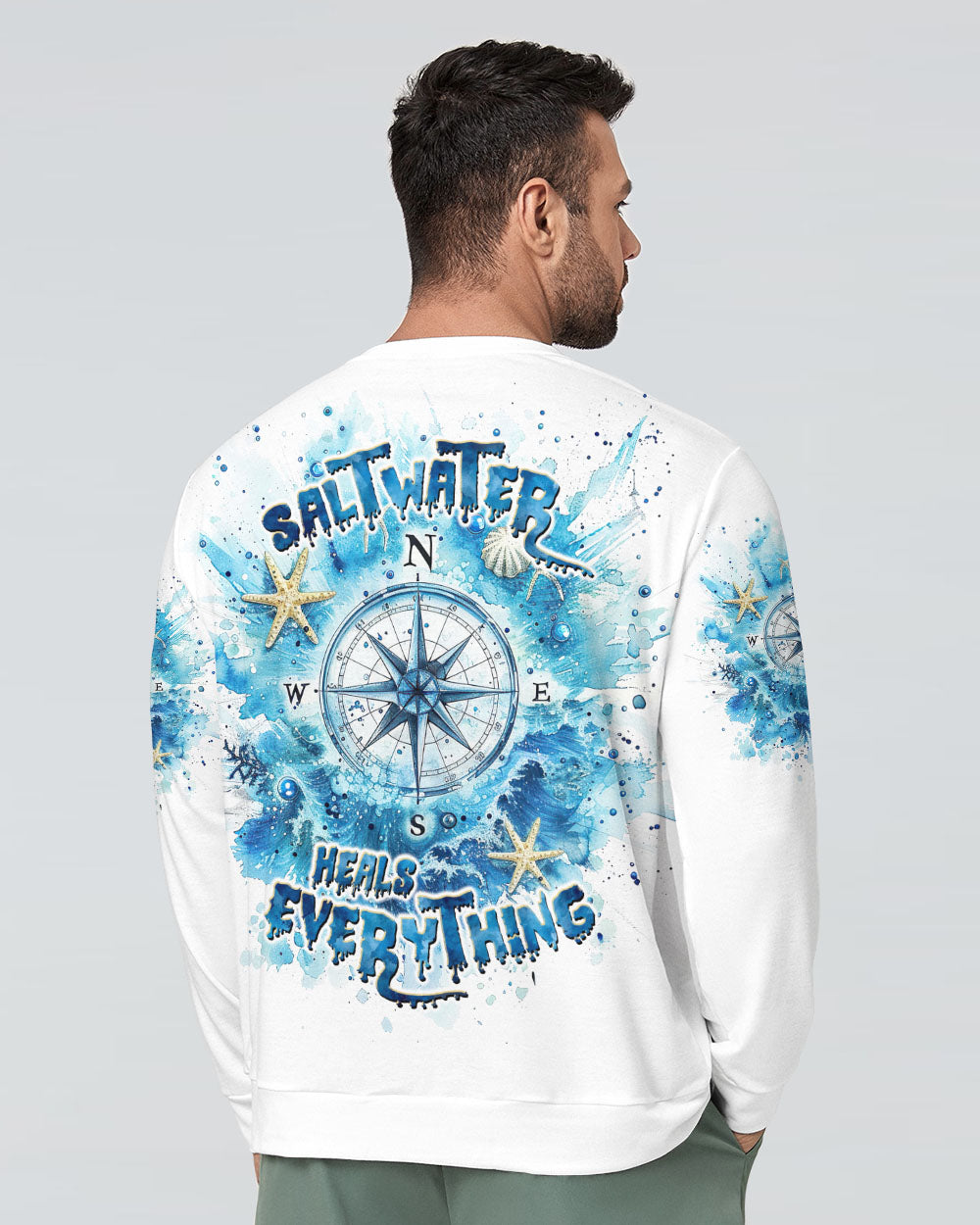 SALTWATER HEALS EVERYTHING COMPASS ALL OVER PRINT - TLTW0509244