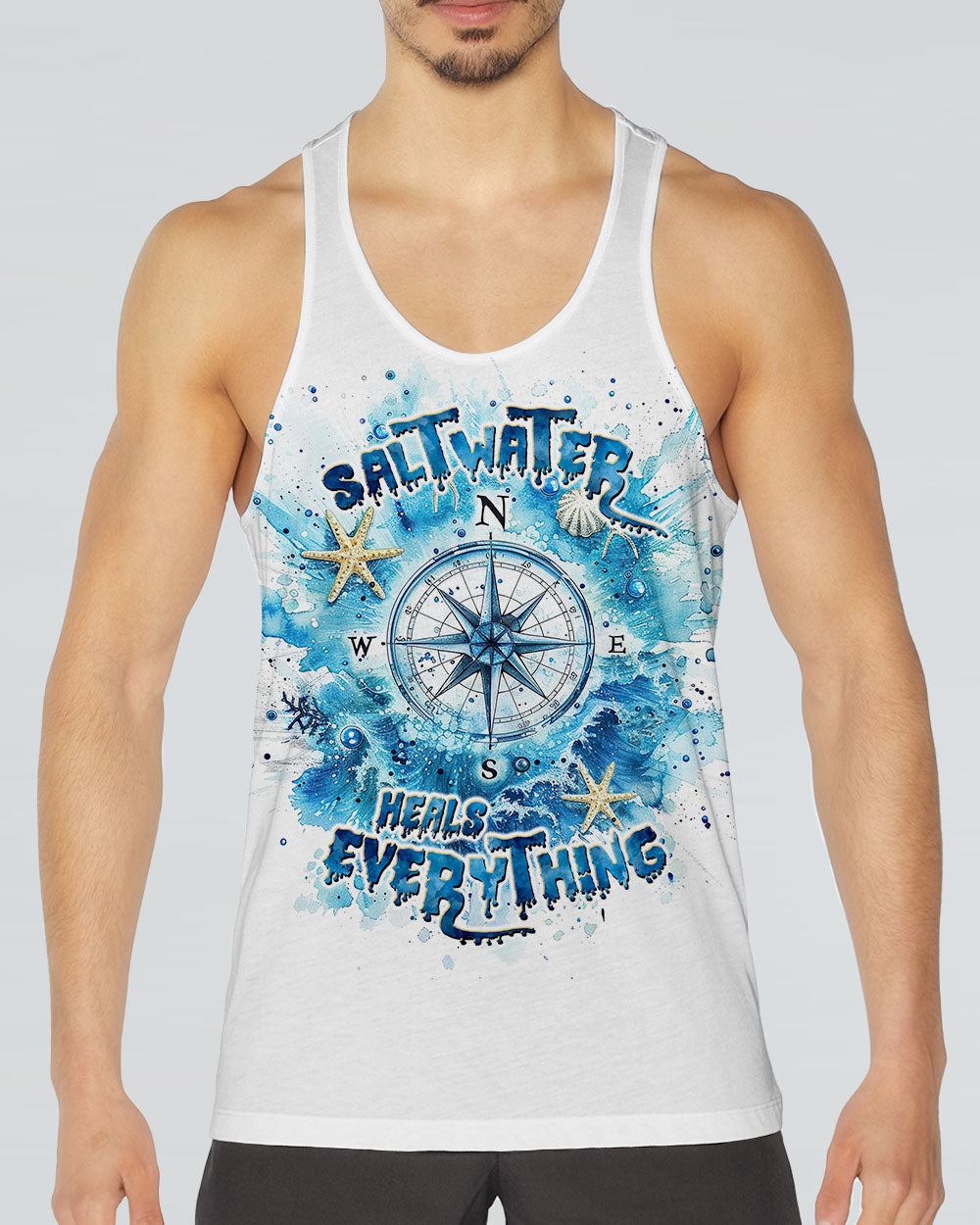 SALTWATER HEALS EVERYTHING COMPASS ALL OVER PRINT - TLTW0509244