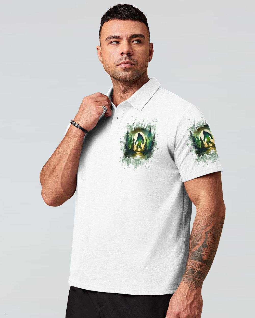 I'M HIDING FROM STUPID PEOPLE BIGFOOT ALL OVER PRINT - TLTW0511243