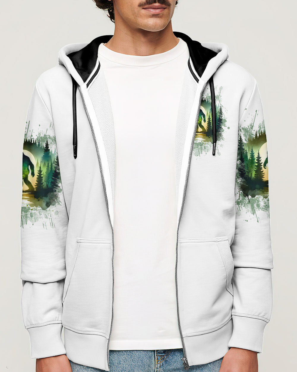I'M HIDING FROM STUPID PEOPLE BIGFOOT ALL OVER PRINT - TLTW0511243