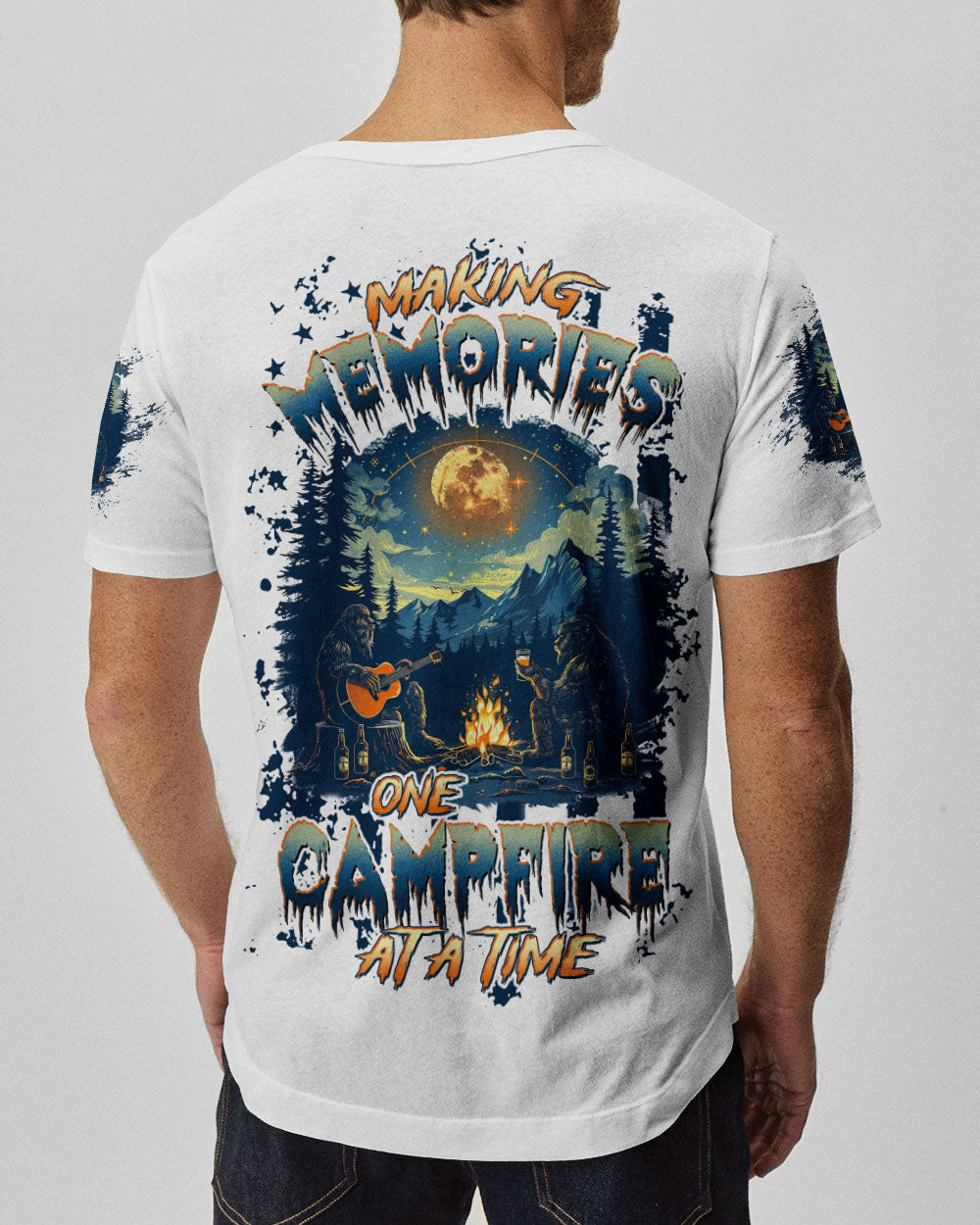 MAKING MEMORIES ONE CAMPFIRE AT A TIME BIGFOOT  ALL OVER PRINT - TLTW0512242
