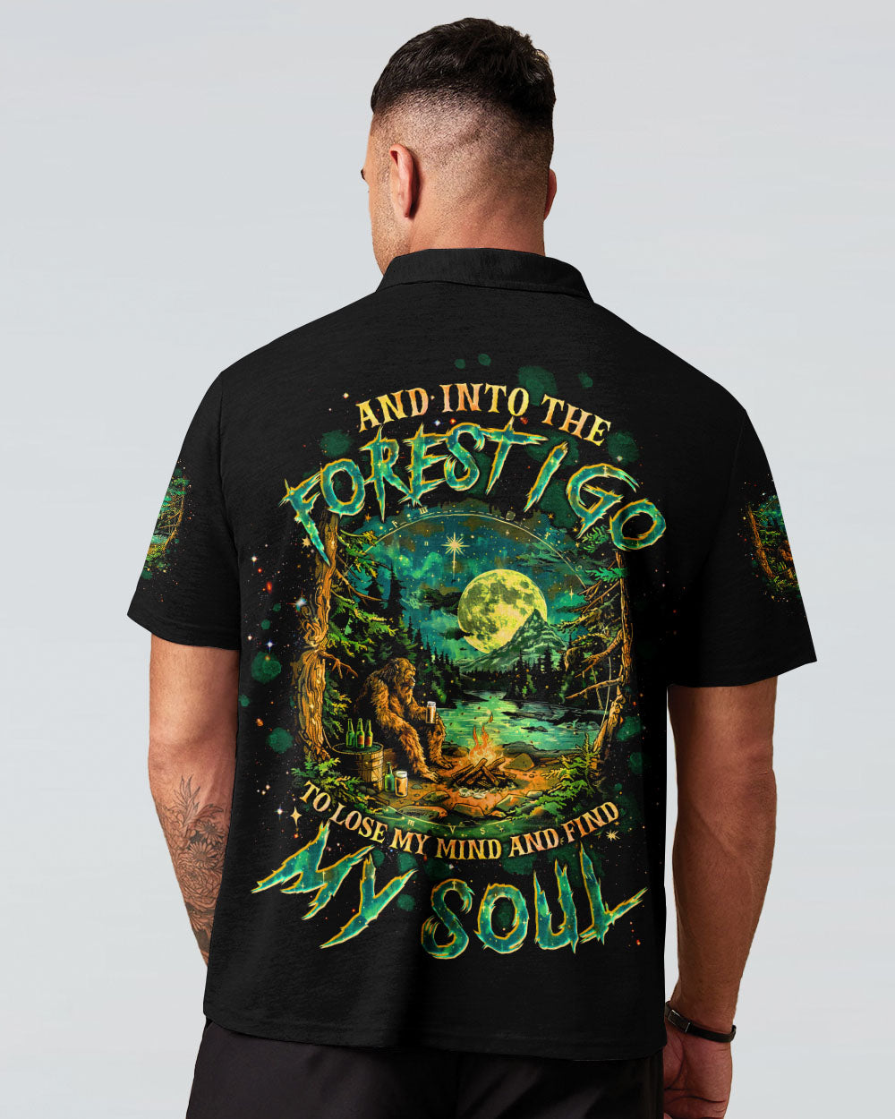 AND INTO THE FOREST I GO BIGFOOT ALL OVER PRINT - TLTW0601255