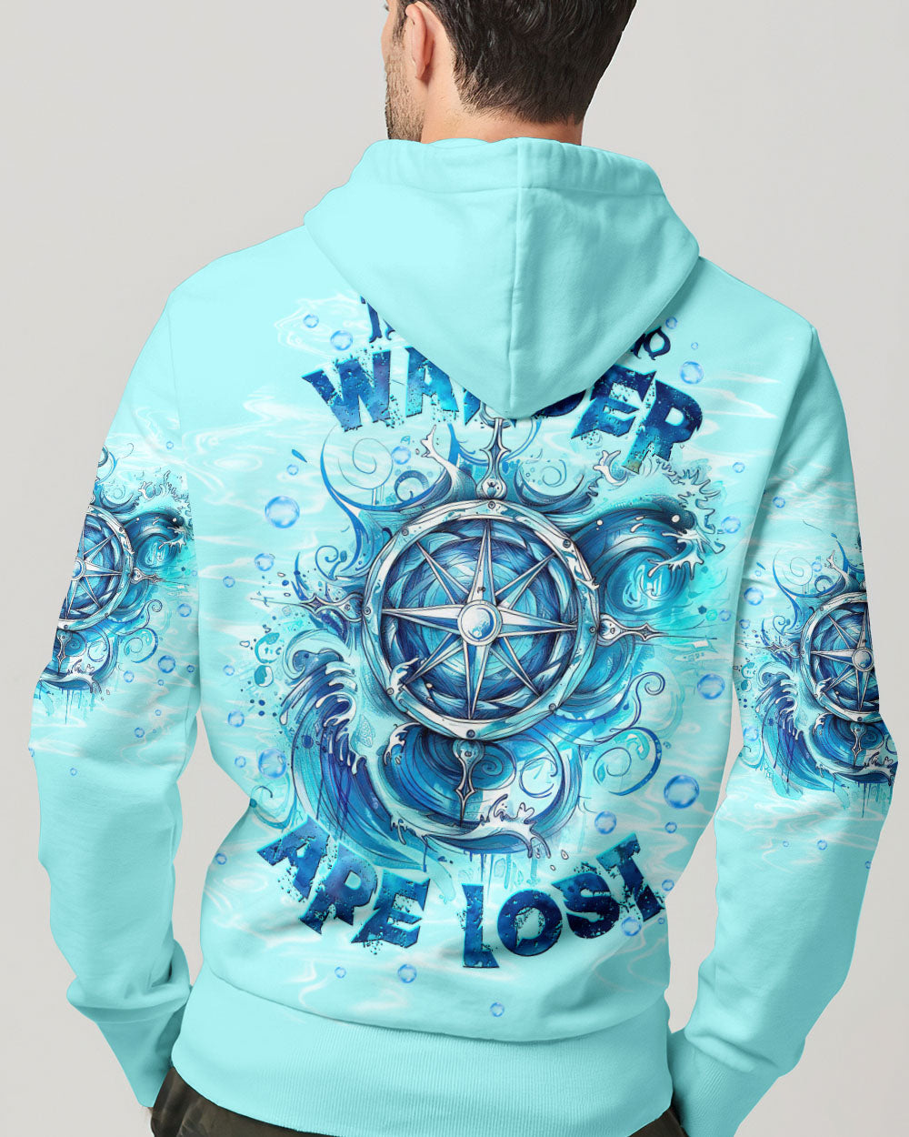NOT ALL WHO WANDER ARE LOST COMPASS BEACH ALL OVER PRINT - TLTW0603253