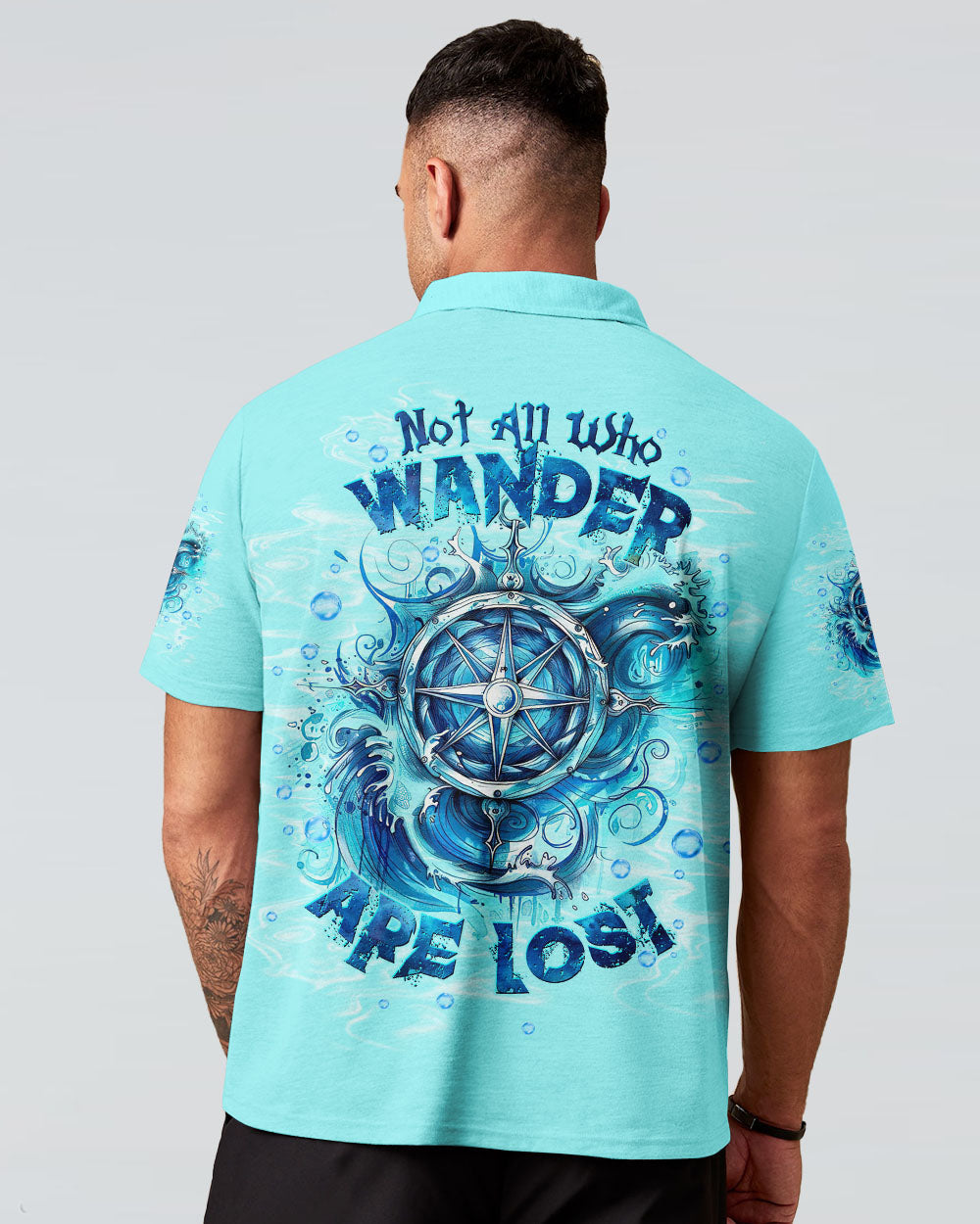 NOT ALL WHO WANDER ARE LOST COMPASS BEACH ALL OVER PRINT - TLTW0603253